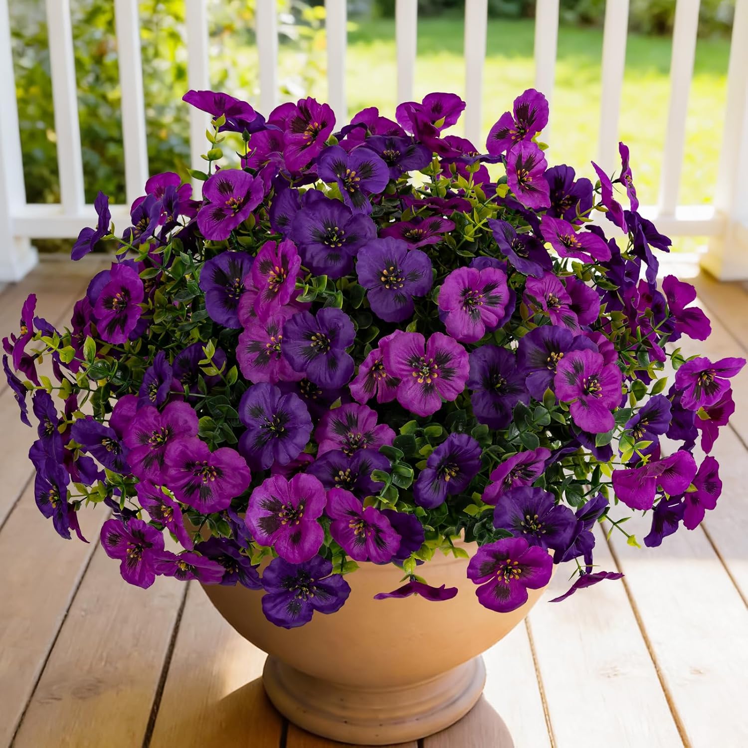 Pink Artificial Flowers — Purplish Red