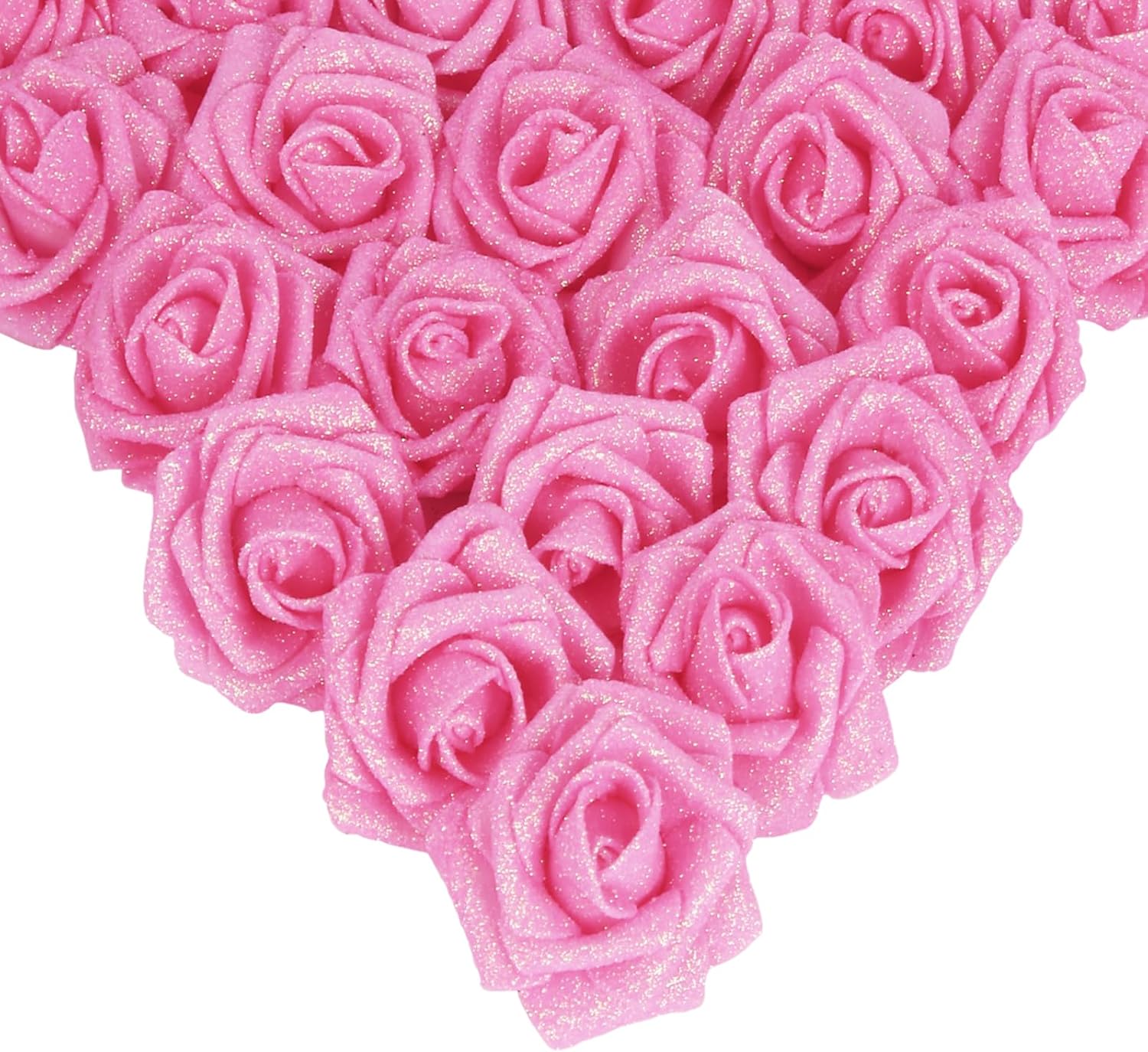 Black Artificial Flowers — Dark Pink
