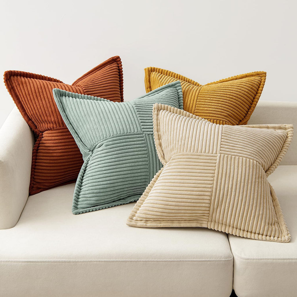 Boho Green Throw Pillow Cover — 20" - View 5