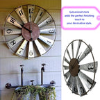 Farmhouse Metal Wall Clock — 24" - View 2