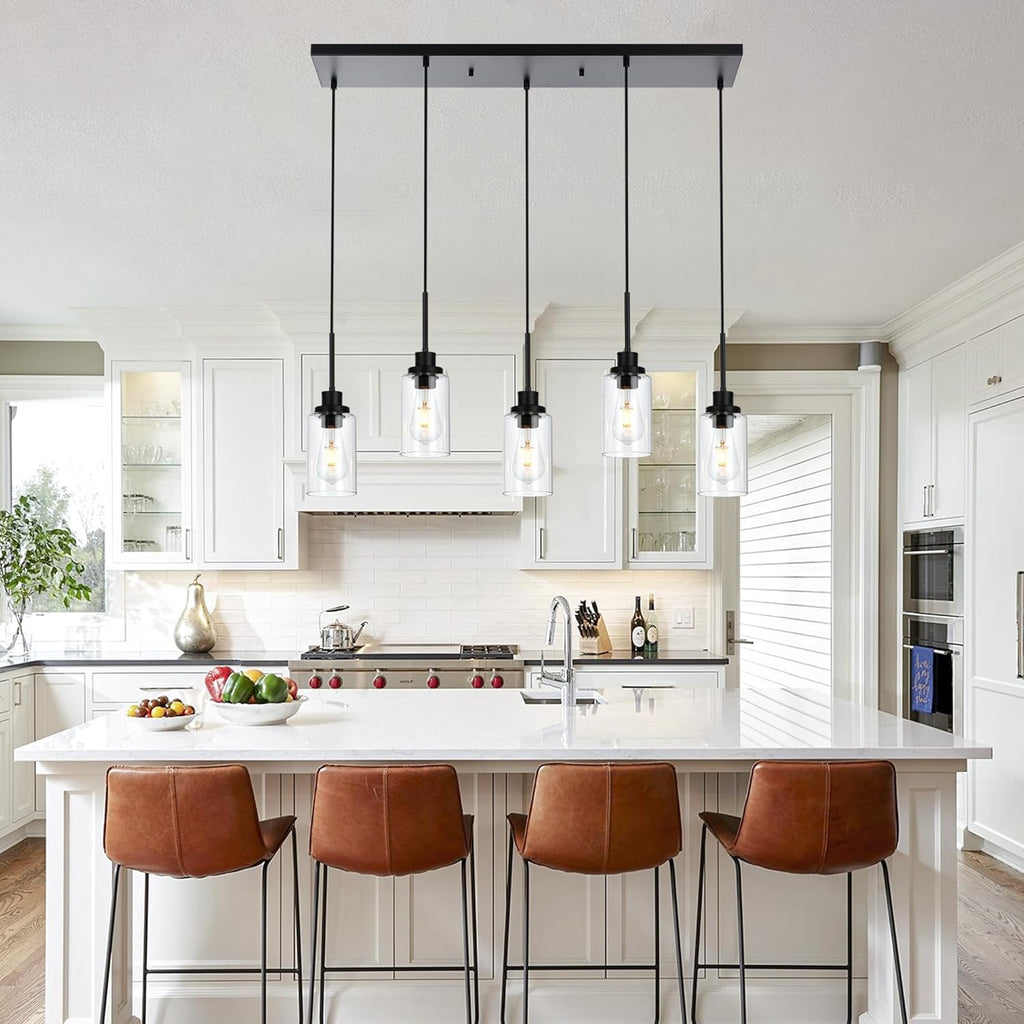 Black Chandelier — 5-Light - View 3