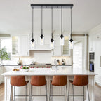 Black Chandelier — 5-Light - View 3