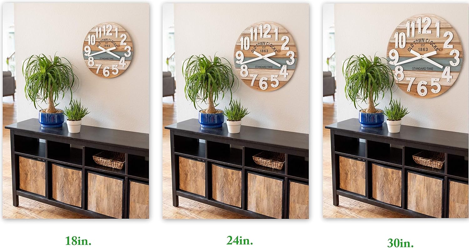 Blue Wall Clock — 18" - View 6
