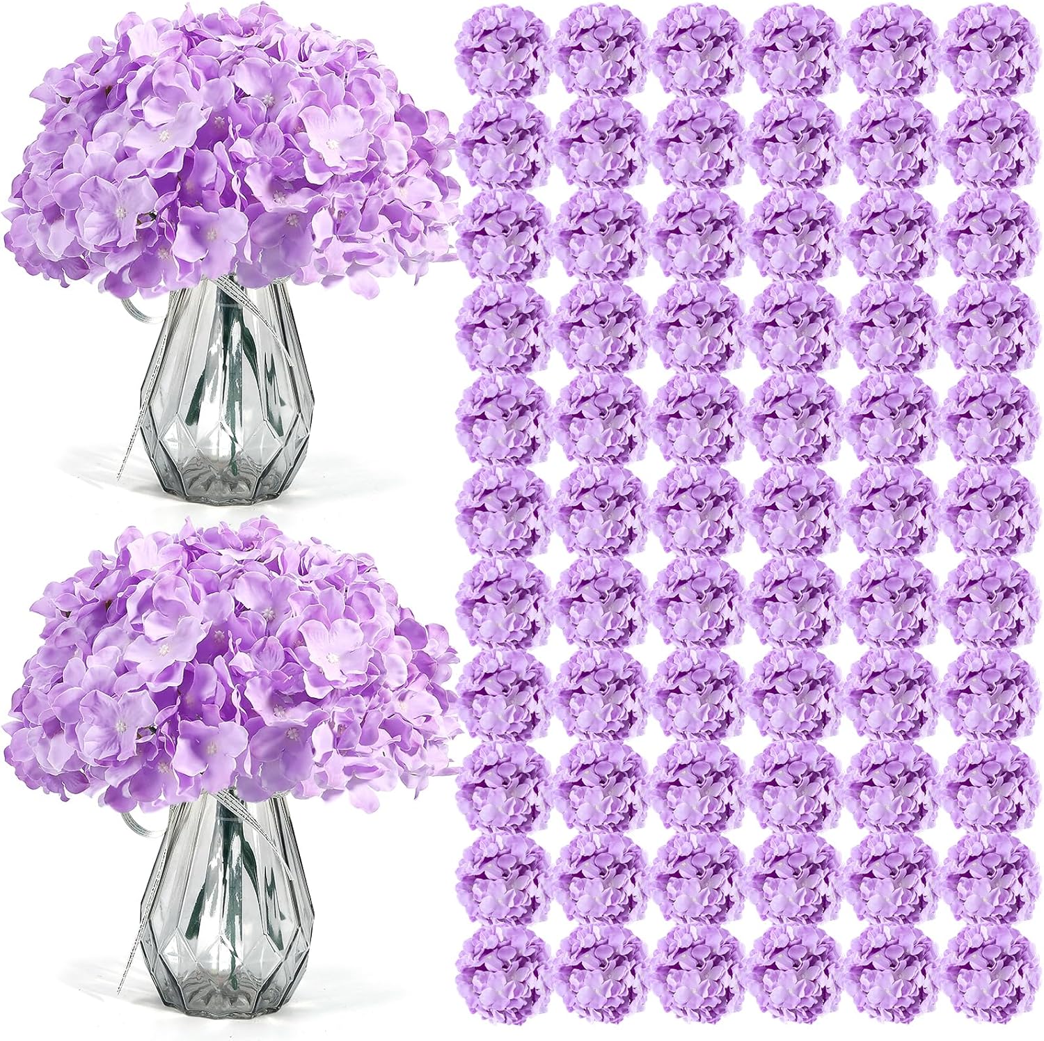 Blue Artificial Flowers — Purple