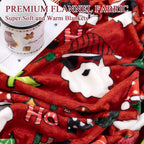Chenille Red Throw Pillow — 60" - View 8