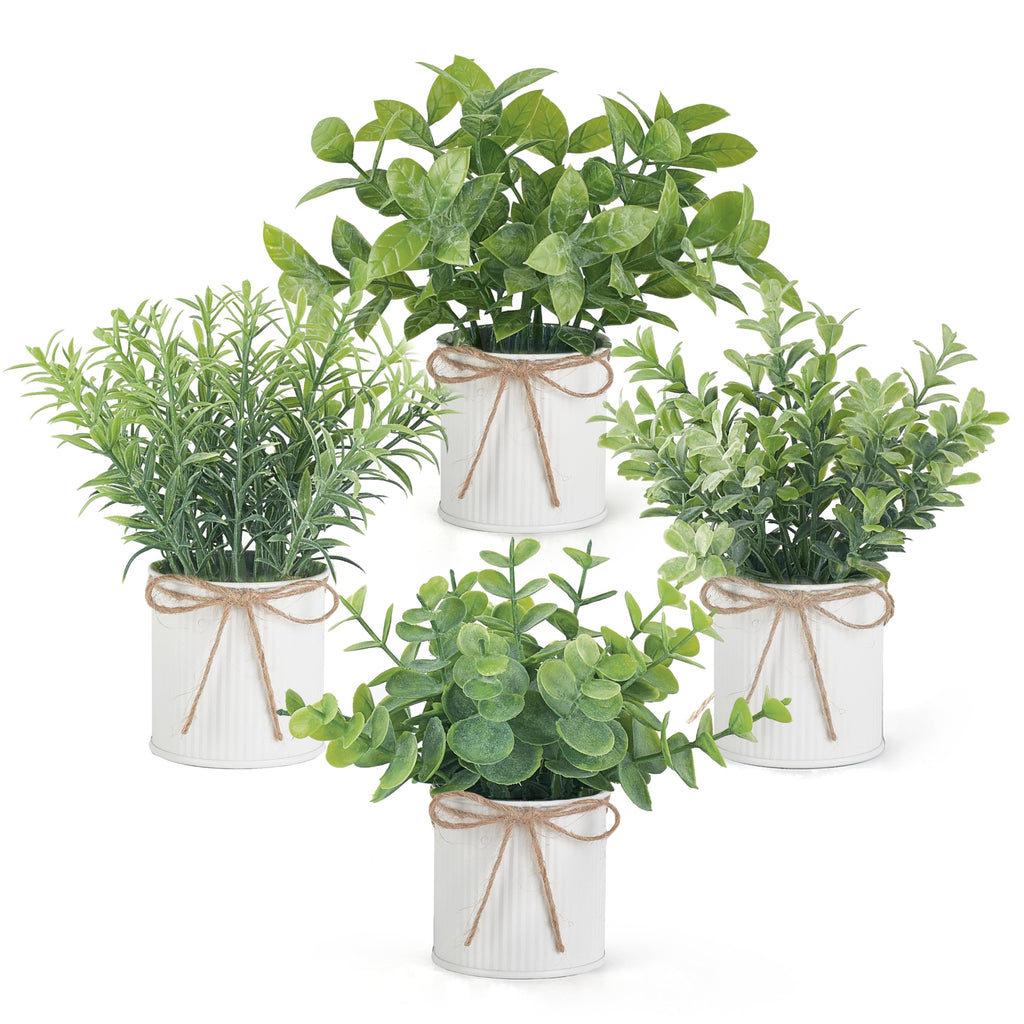 Farmhouse Black Artificial Plant — 6"