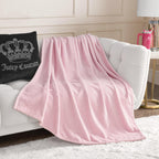 Black Throw Pillow — 50" — Pink Marshmallow