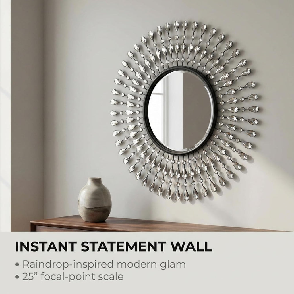 Metal Wall Mirror — 25" - View 4