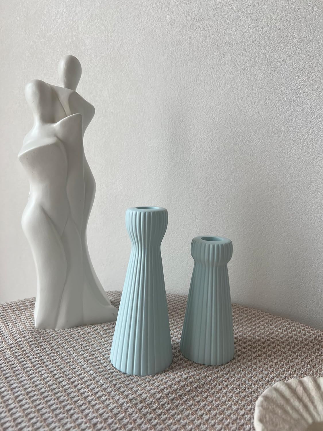Black Candle — Set of 2 — Blue