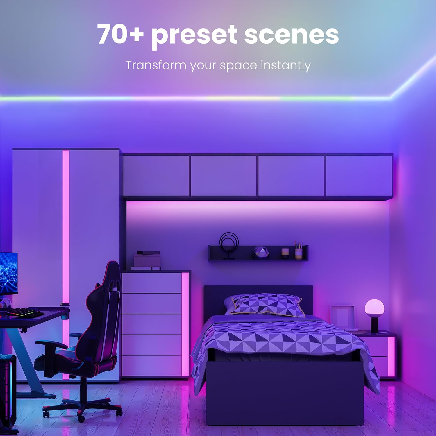 Smart Metal LED Light Strip - View 3