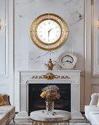 Round Brown Mirror — 32" - View 3