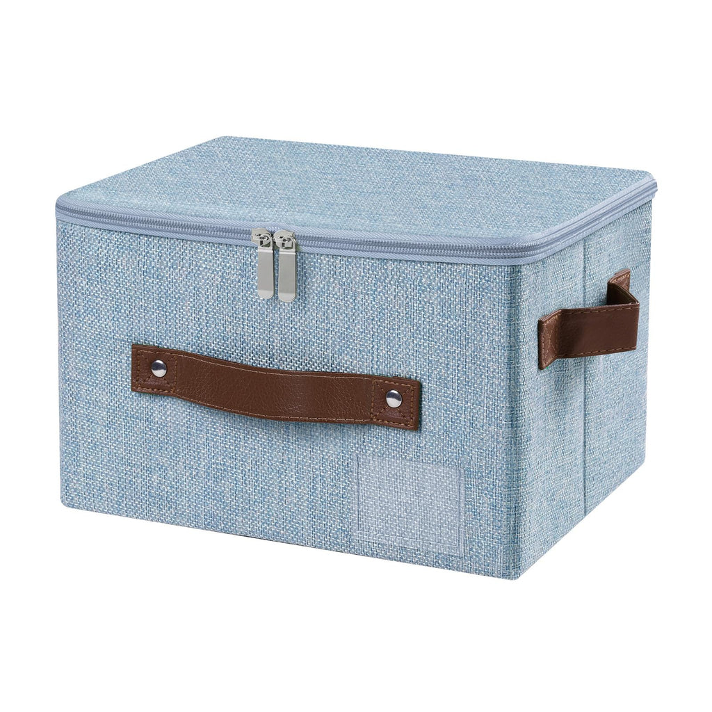 Linen Beige Storage Bin — Set of 1