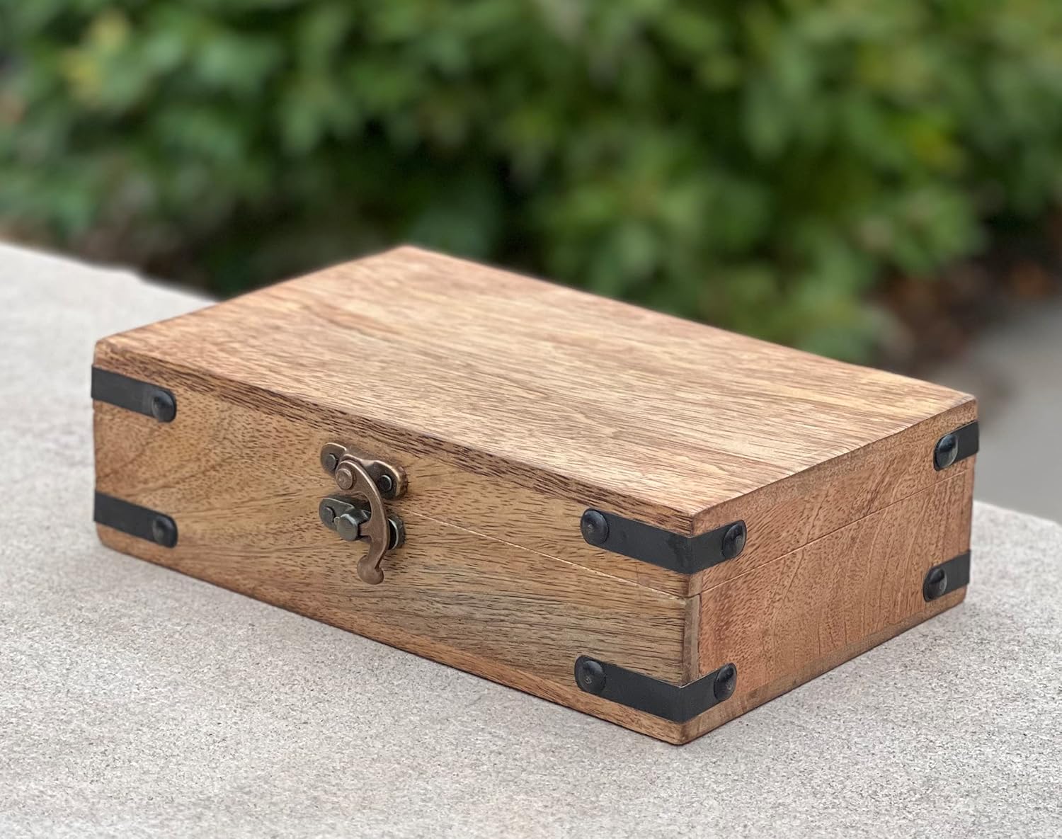 Wood Storage Basket — Medium