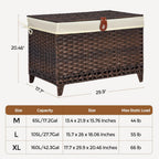 Boho Beige Storage Bin - View 7