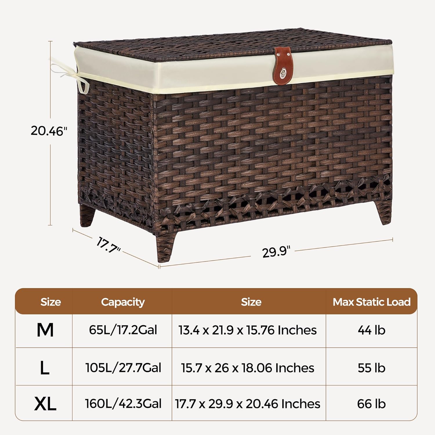 Boho Beige Storage Bin - View 7