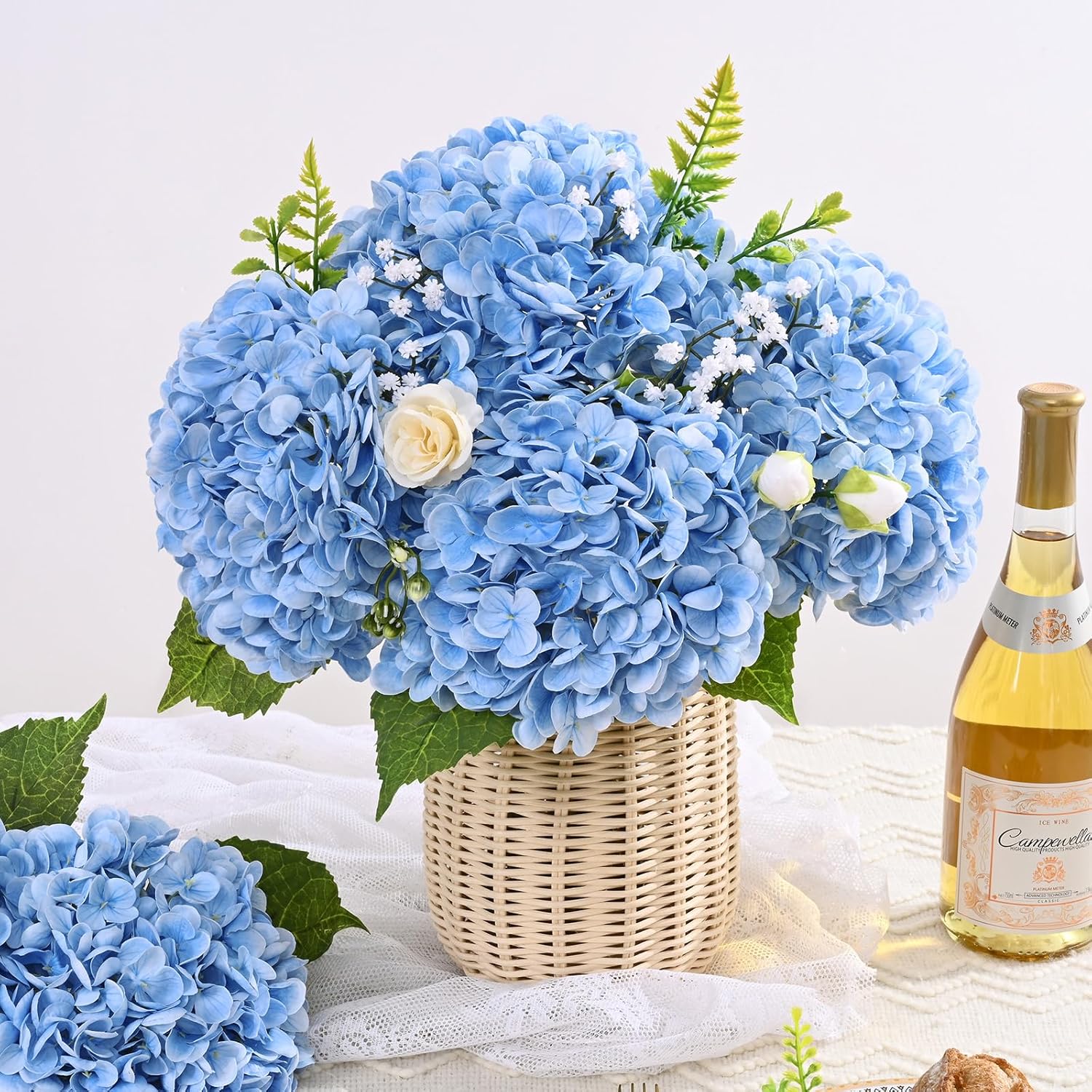 Blue Artificial Flowers — 21" - View 6