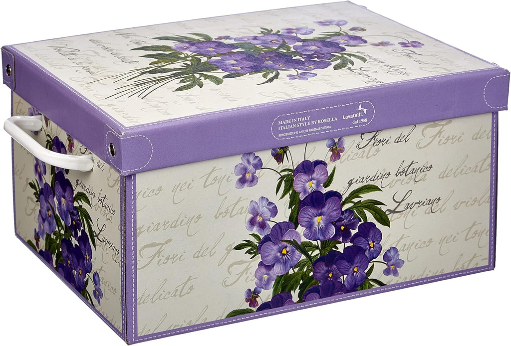 Scented Purple Storage Basket — Violets