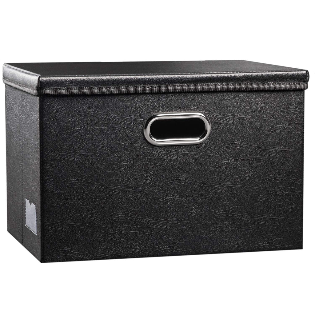 Black Storage Bin — 7x11