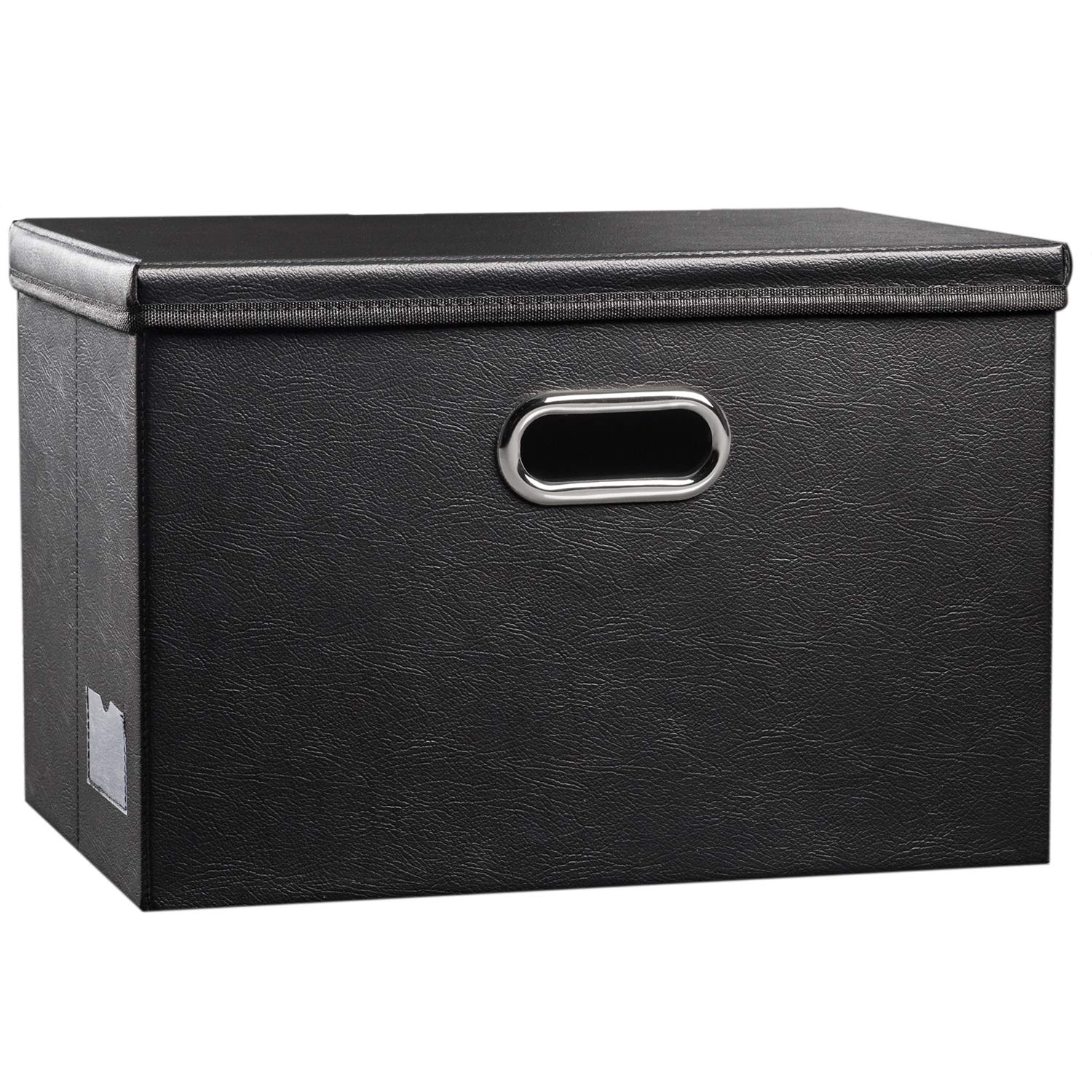 Black Storage Bin — 7x11