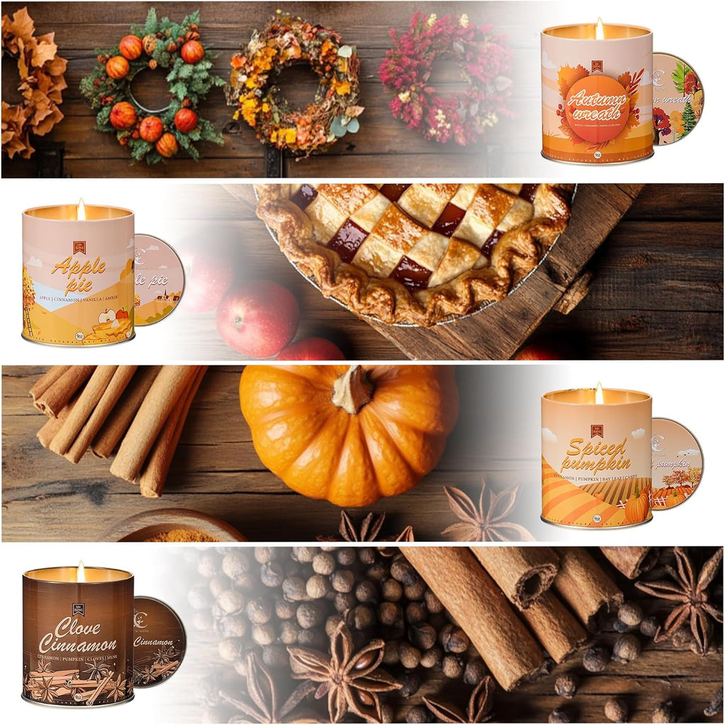 Soy Wax Metal Scented Candle - View 4