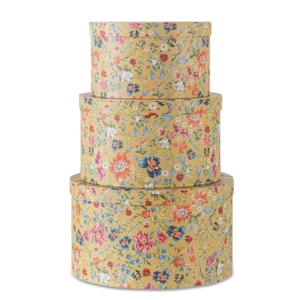 Round Boho Beige Home Decor — Set of 3