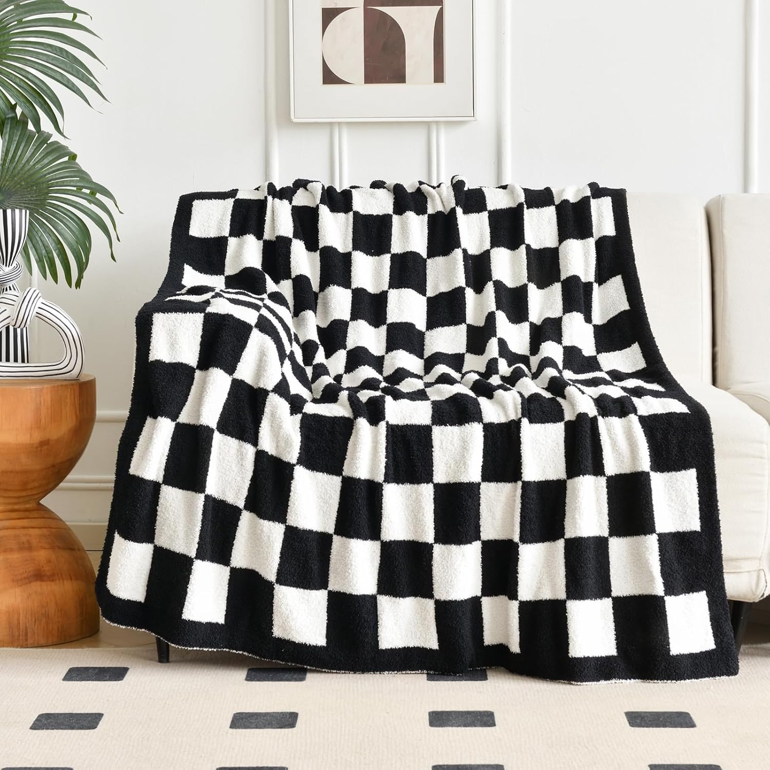 Beige Throw Pillow — 50" - View 2