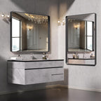 Black Vanity Mirror — 30" - View 3