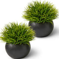 Round Ceramic Faux Succulent — 2 Pack Round