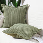 Boho Beige Throw Pillow Cover — 24" - View 2
