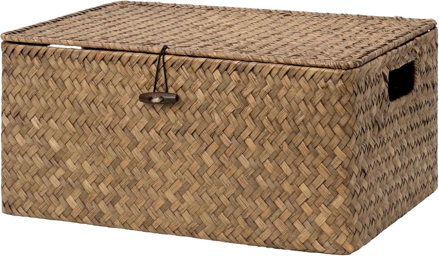 Beige Storage Basket — 15" — Brown(Seagrass)