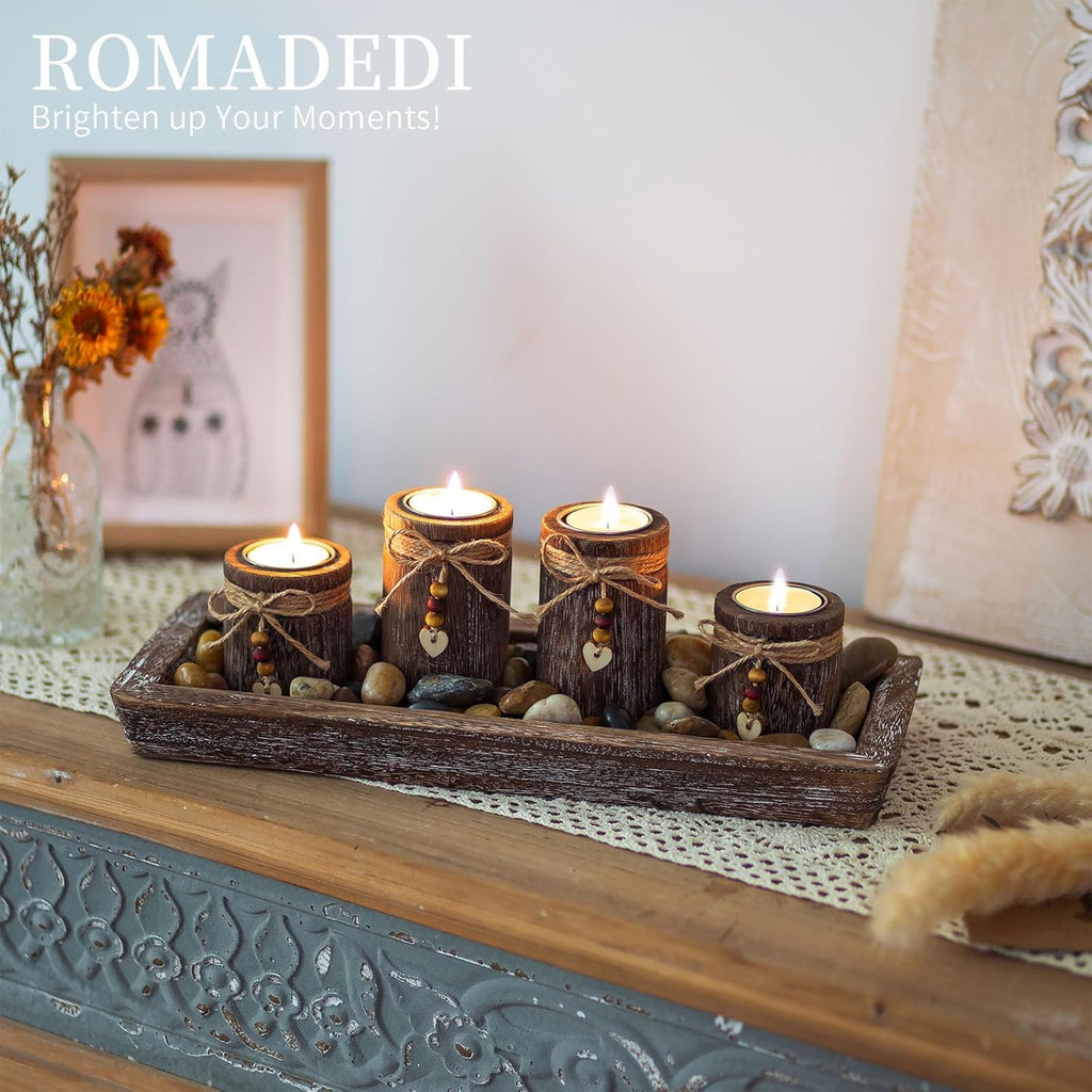 Boho Wood Candle - View 7