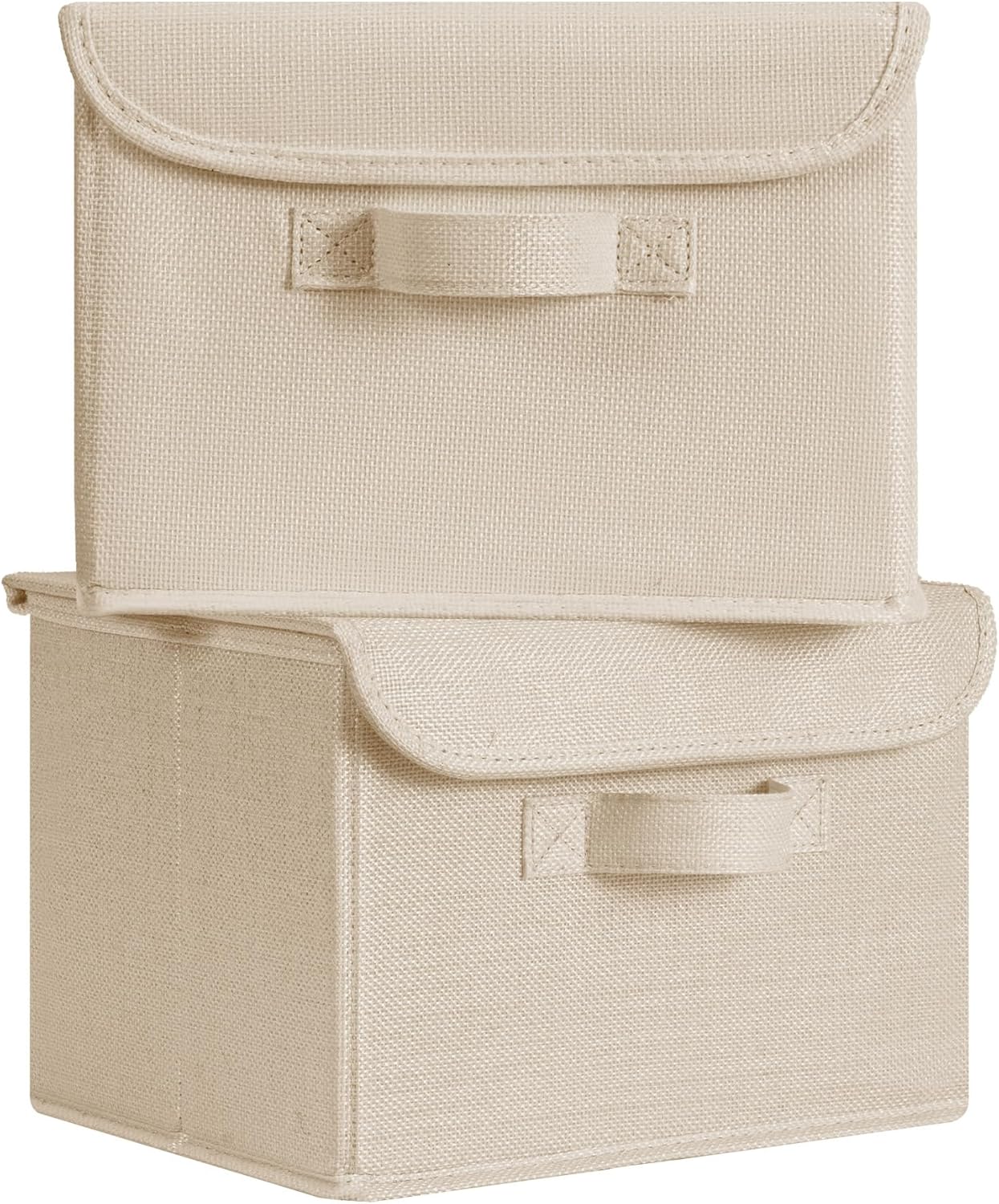 Beige Storage Bin — Khaki