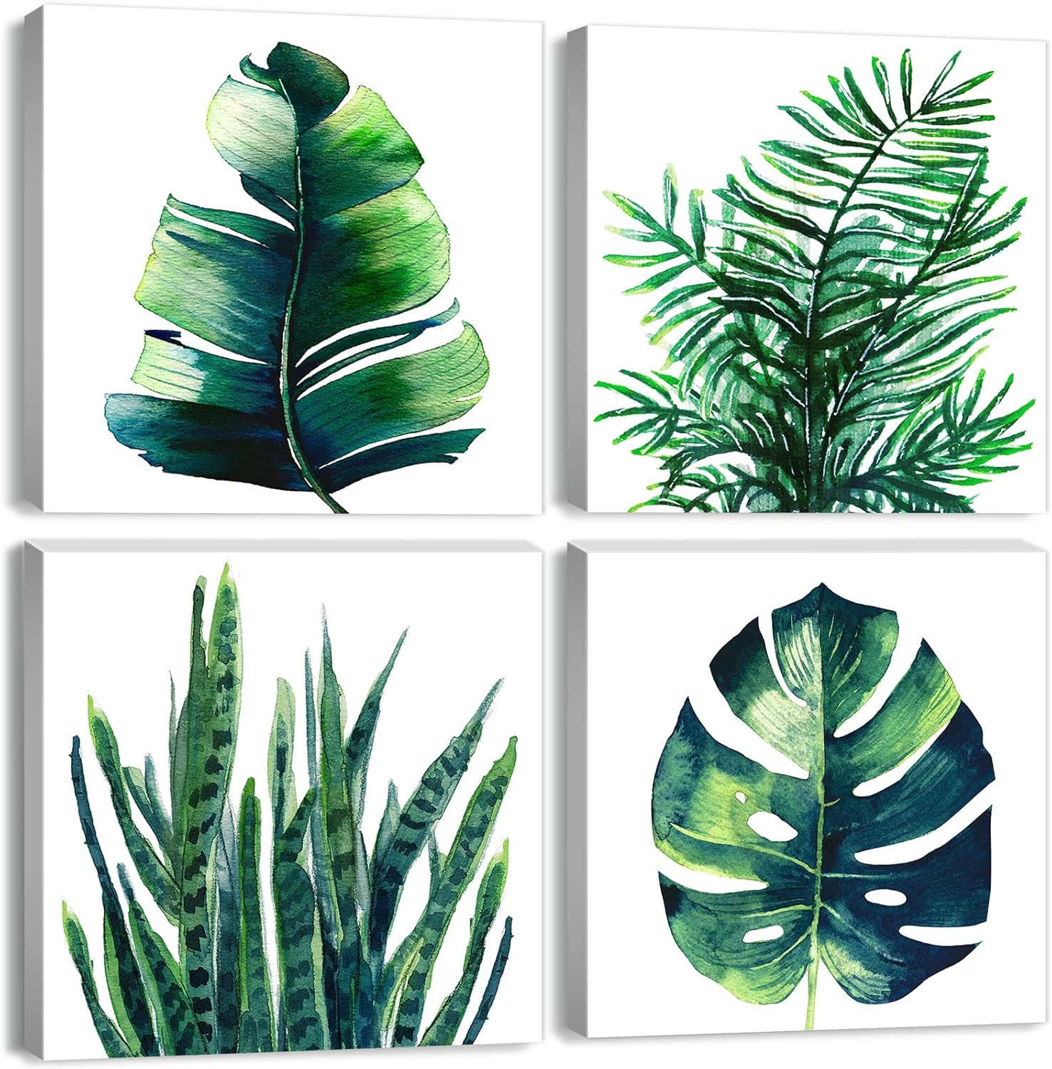 Vintage Modern Blue Wall Art — 12x12 — 8x8in
