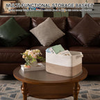 Boho Black Storage Bin — 13" - View 7
