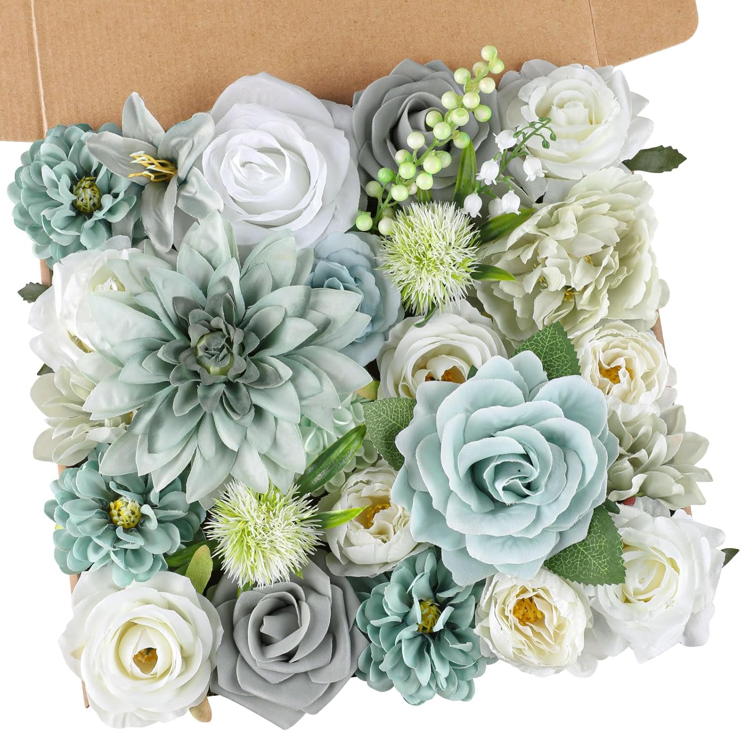 Blue Artificial Plant — Teal Blue
