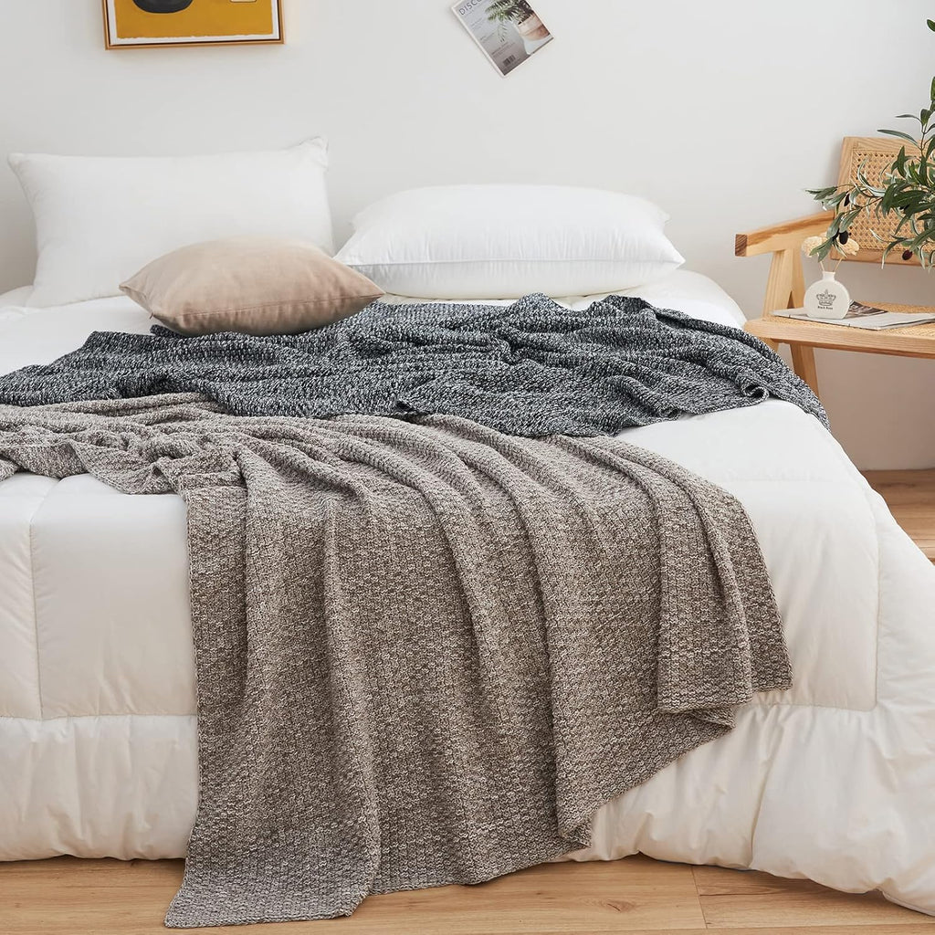 Oversized Beige Throw Pillow — 60" - View 4