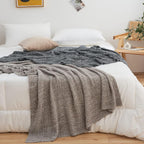 Oversized Beige Throw Pillow — 60" - View 4