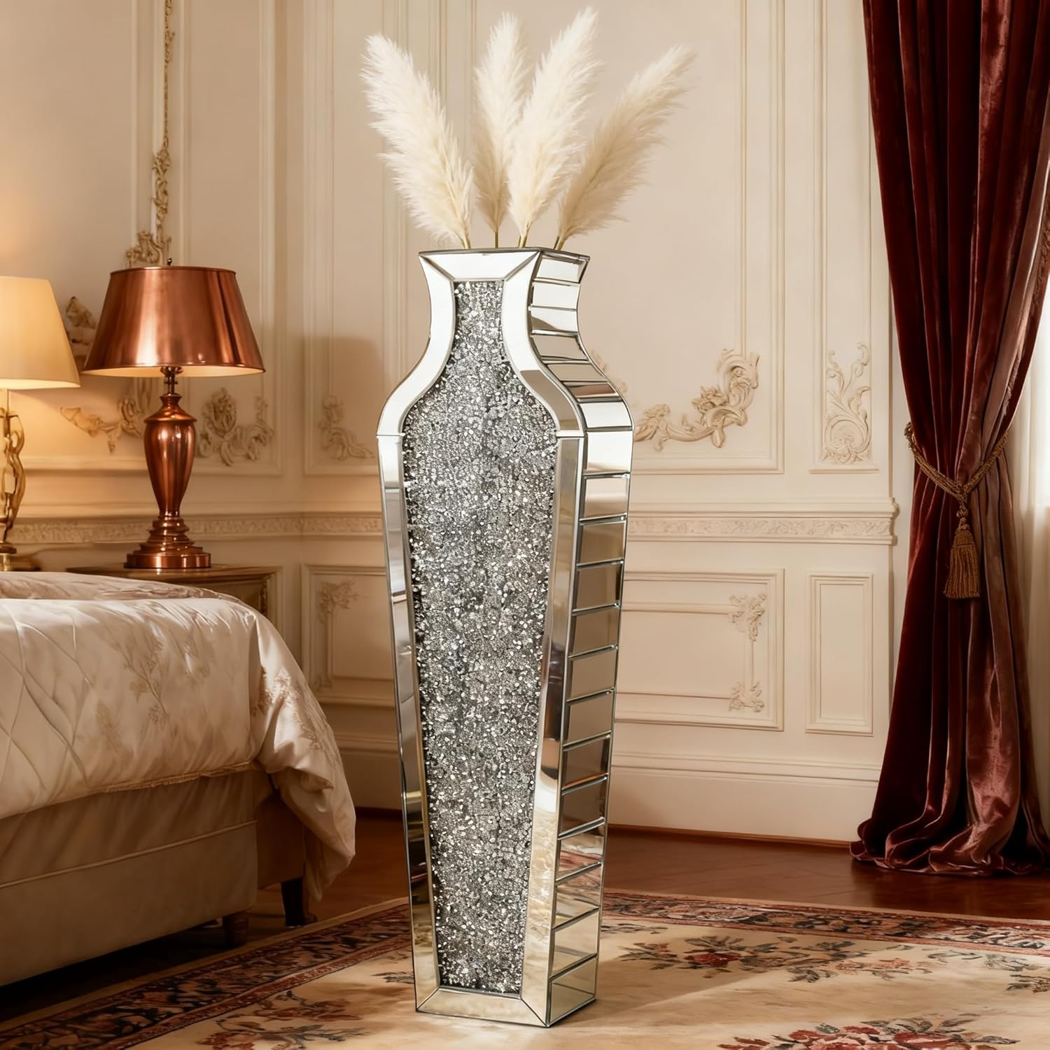 Blue Mirror — 26.8" — Silver