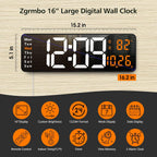 Green Wall Clock — 16" - View 2