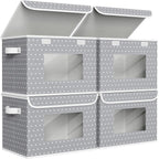 Beige Storage Bin — 12" — Grey Star