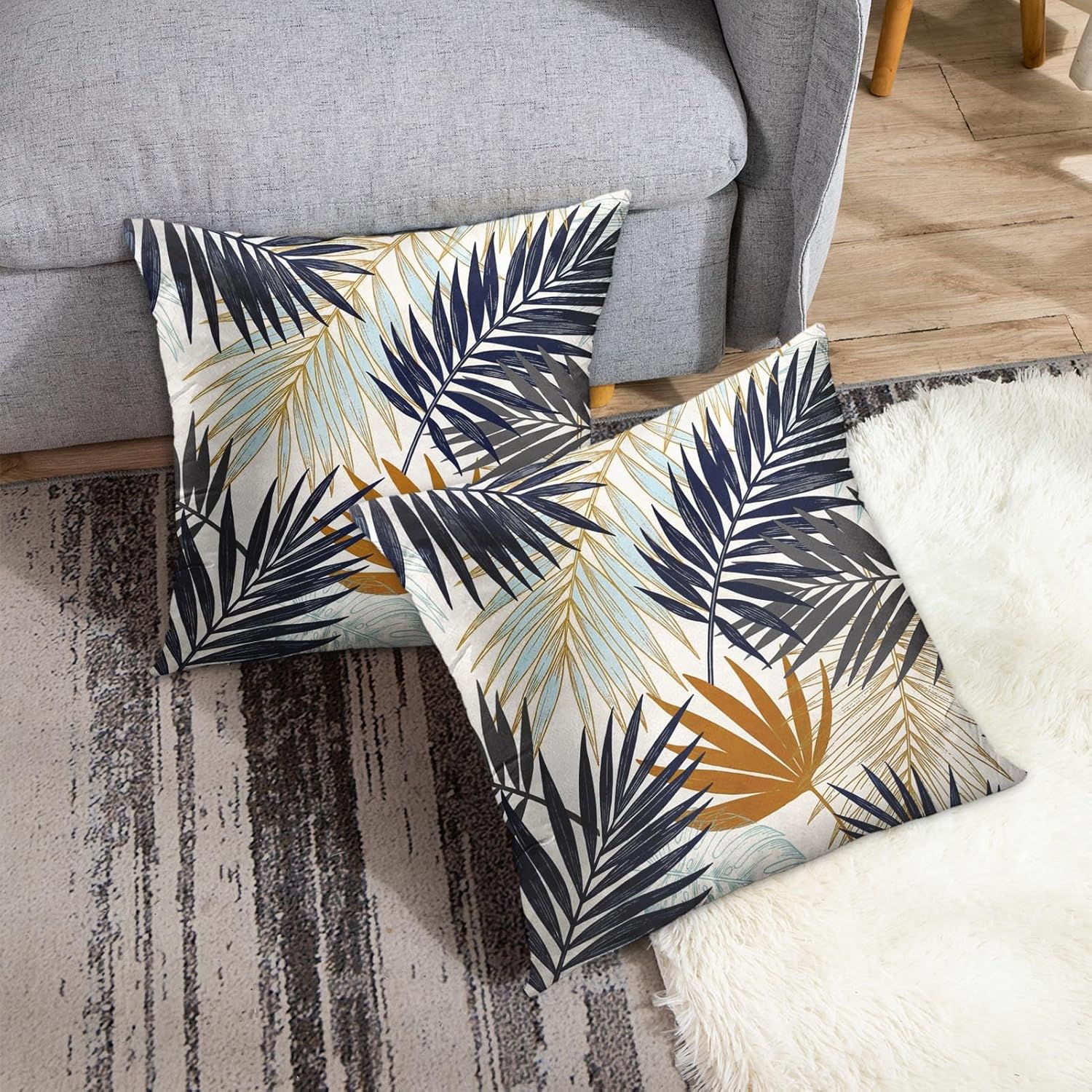 Boho Green Throw Pillow Cover — 18" - View 4