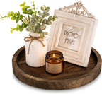 Round Farmhouse Brown Candle — Brown-1pc