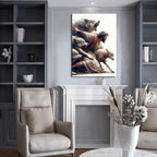 Black Canvas Wall Art — 16" - View 9