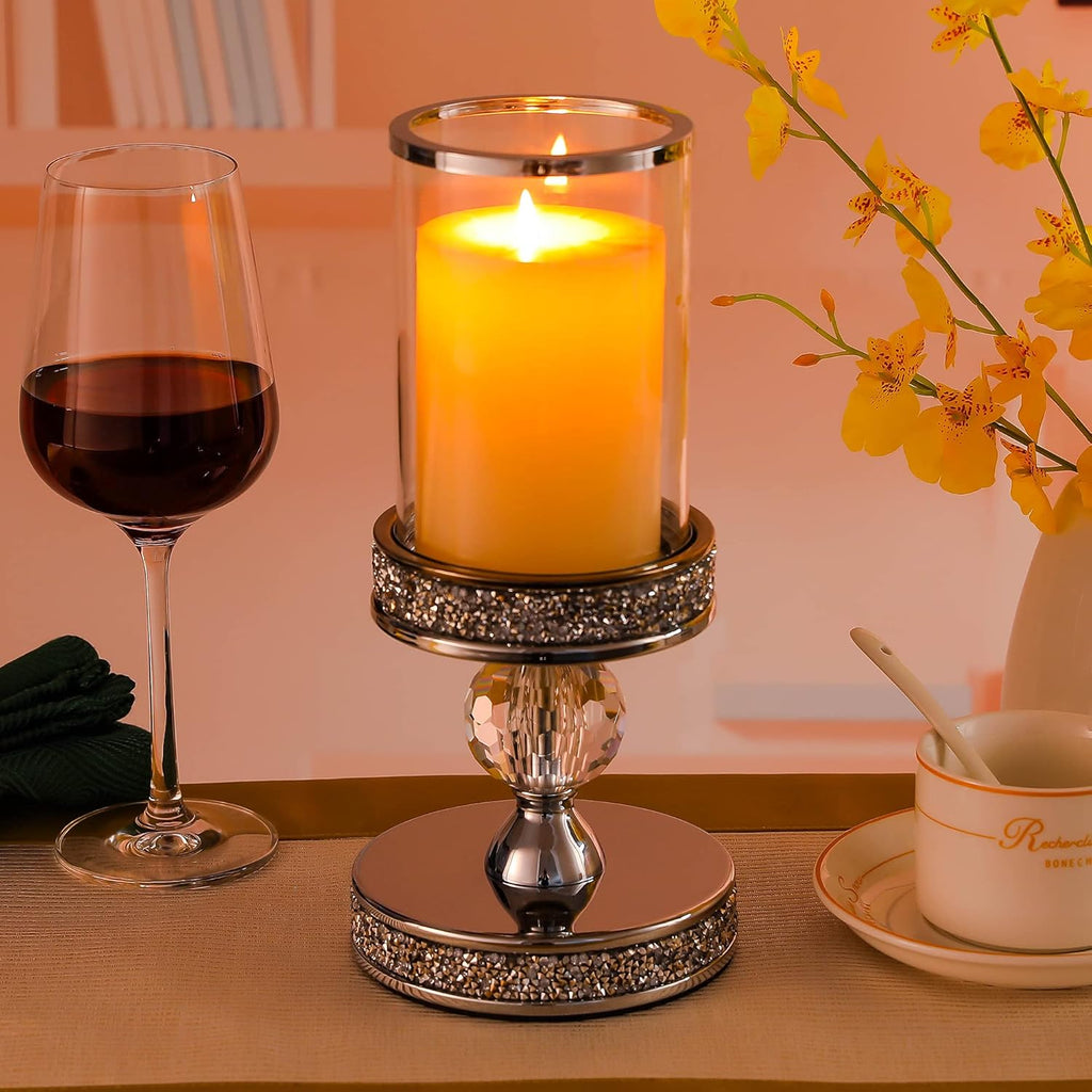 Luxe Glass Pillar Candle - View 8