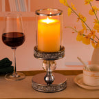 Luxe Glass Pillar Candle - View 8