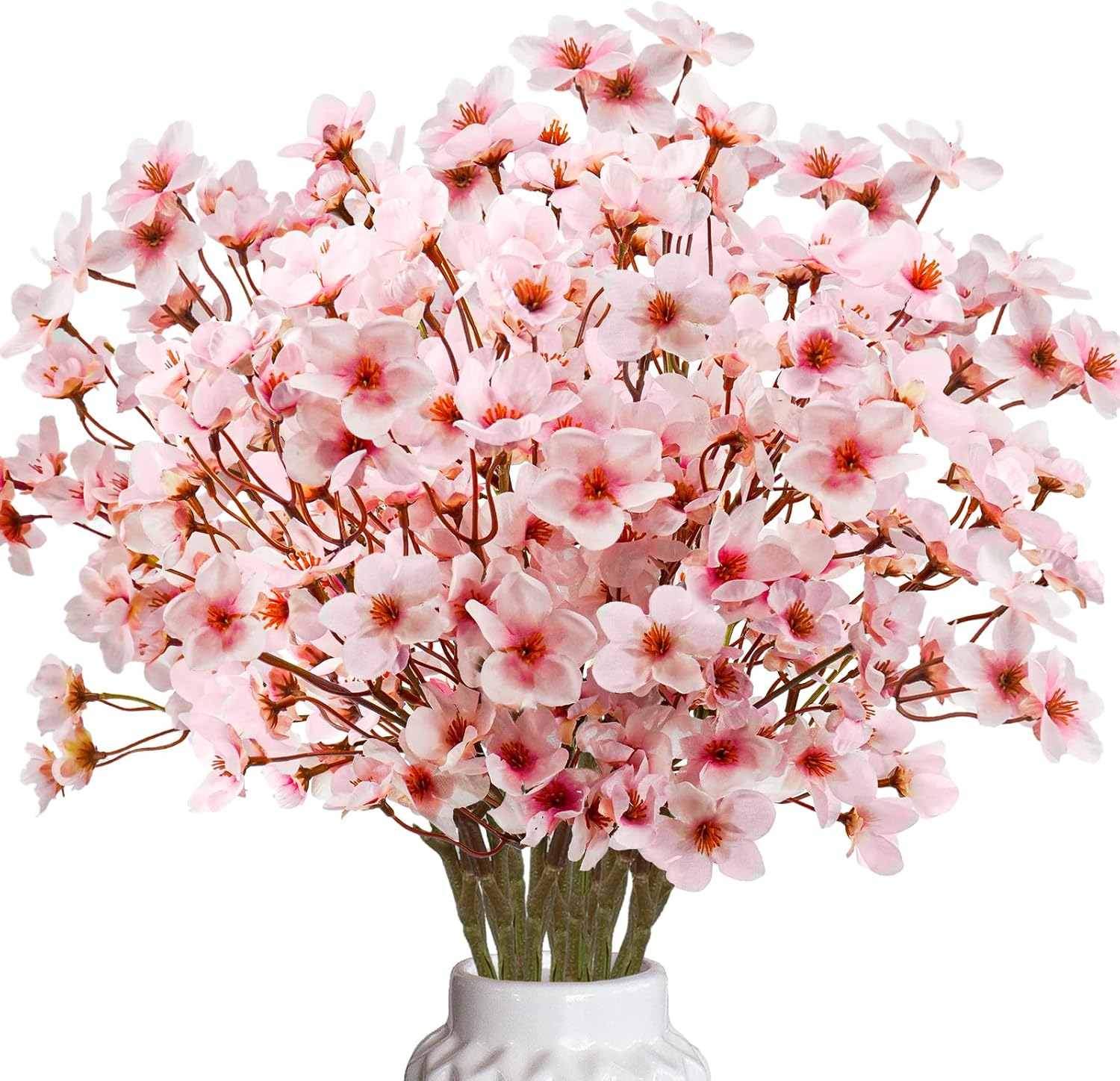 Pink Artificial Plant — 39.4" — 24pcs Pink