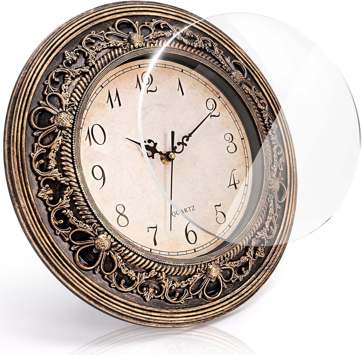 Battery Operated Mid-Century Wall Clock — 13" - View 5