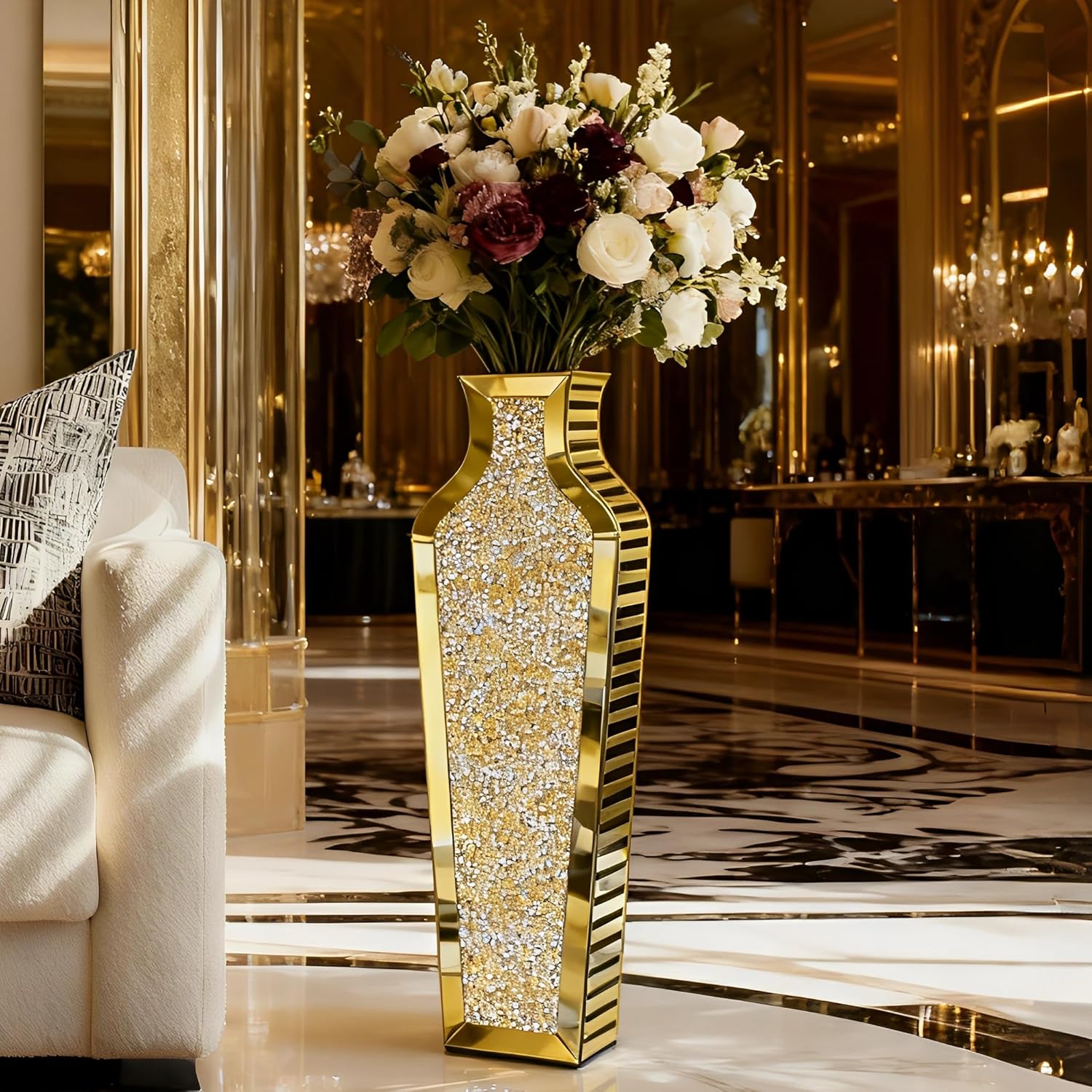 Blue Mirror — 26.8" — Gold
