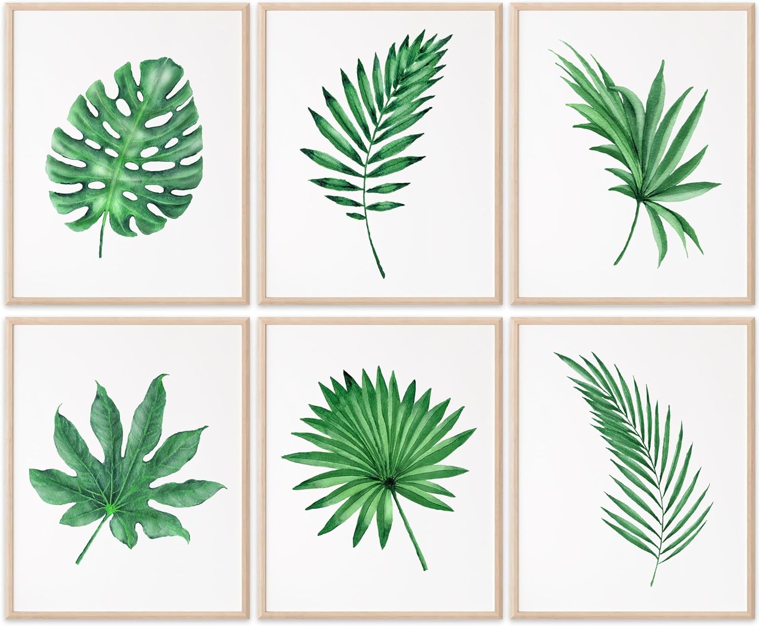 Unframed Wall Art Print — 8x10 — Tropical Leaves