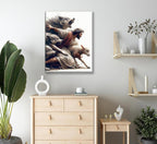 Black Canvas Wall Art — 16" - View 3